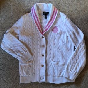 Ralph Lauren L-RL Lauren Active Button up Cardigan